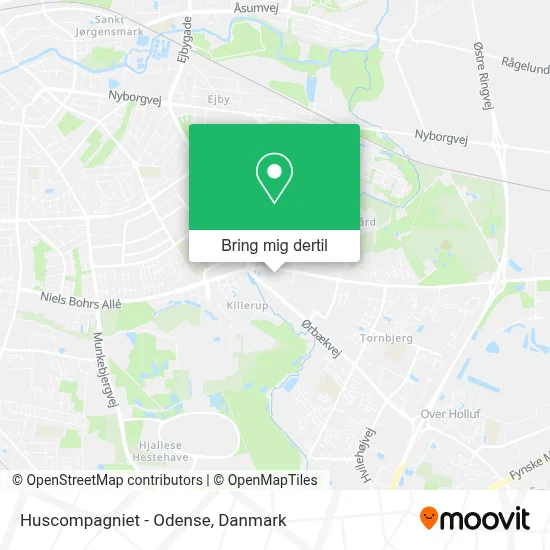 Huscompagniet - Odense kort