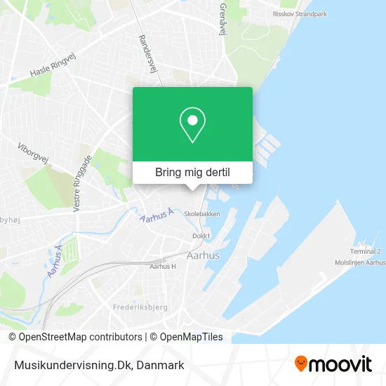 Musikundervisning.Dk kort