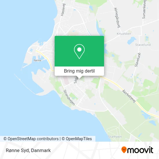 Rønne Syd kort