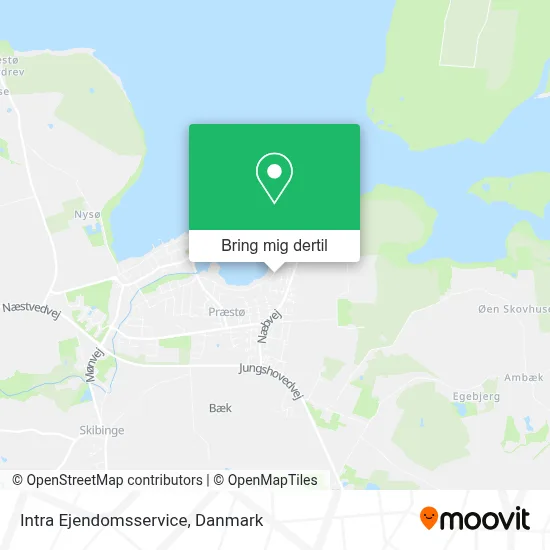 Intra Ejendomsservice kort