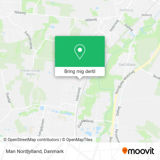 Man Nordjylland kort