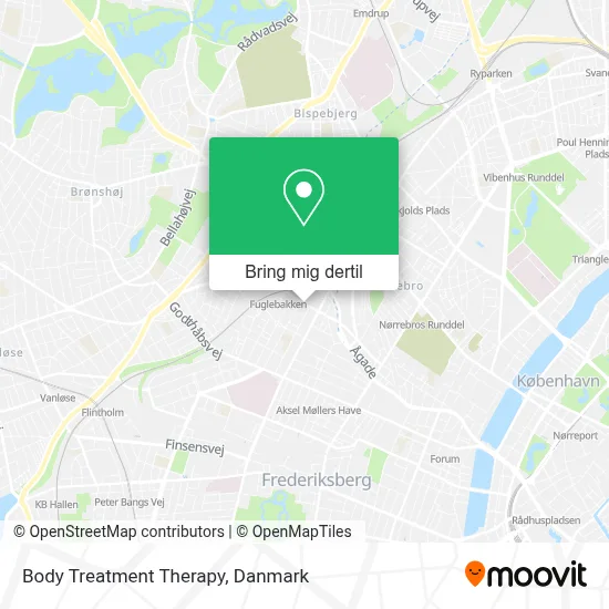 Body Treatment Therapy kort