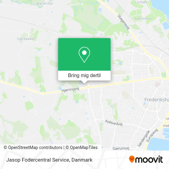 Jasop Fodercentral Service kort