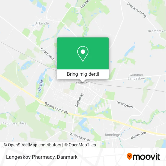 Langeskov Pharmacy kort