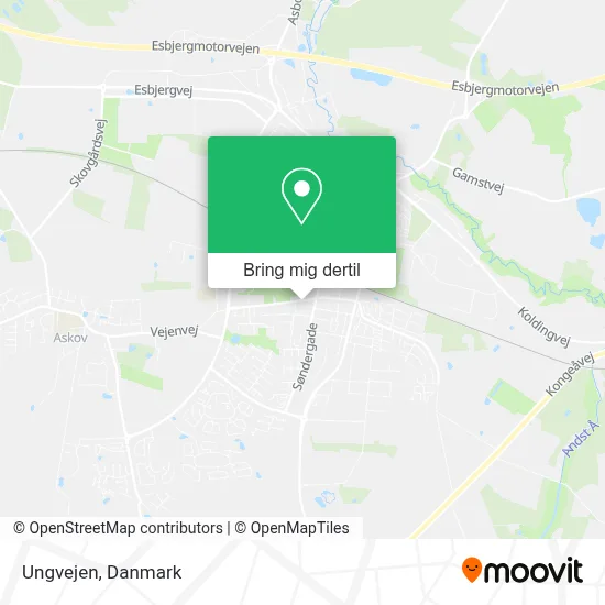 Ungvejen kort