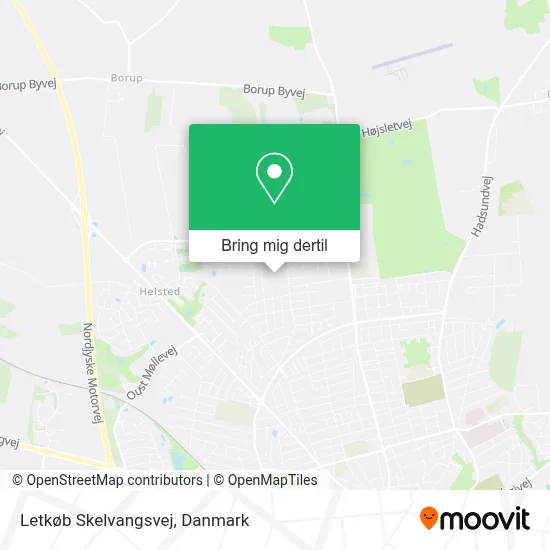Letkøb Skelvangsvej kort