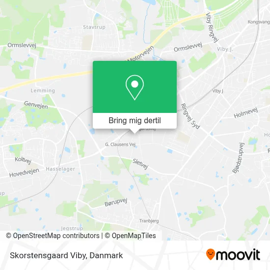 Skorstensgaard Viby kort