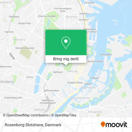 Rosenborg Slotshave kort