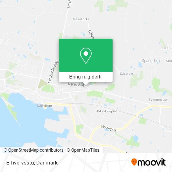 Erhvervsstu kort