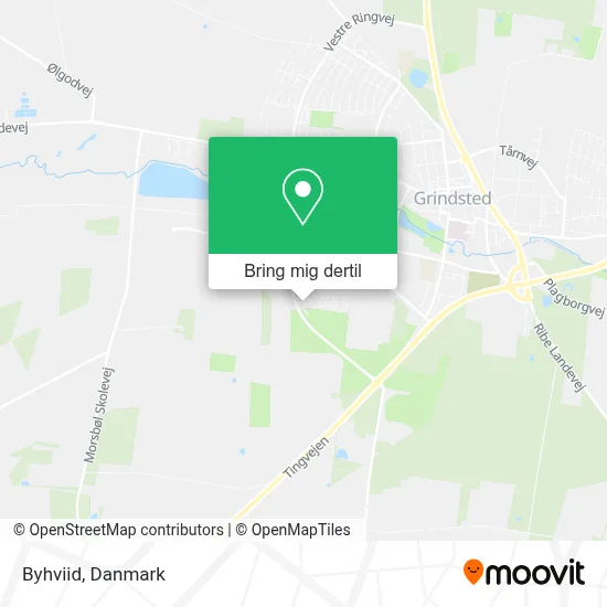 Byhviid kort