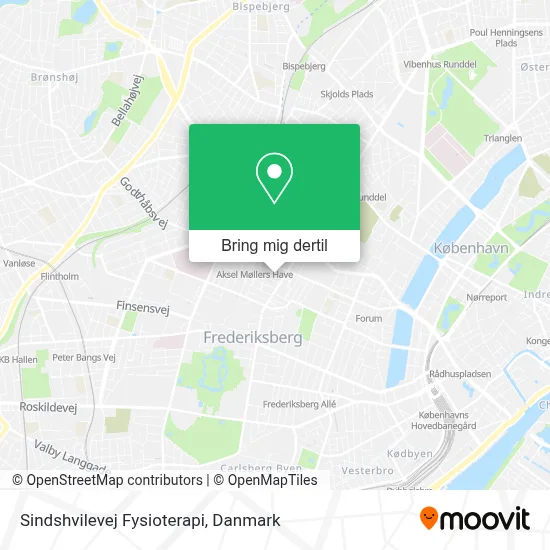 Sindshvilevej Fysioterapi kort