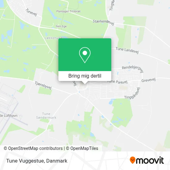 Tune Vuggestue kort