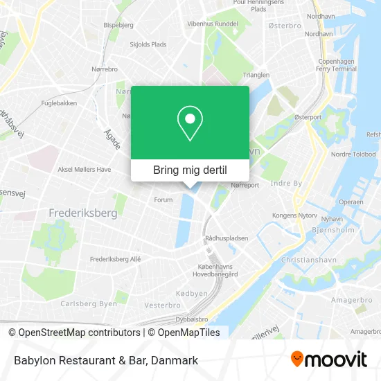 Babylon Restaurant & Bar kort