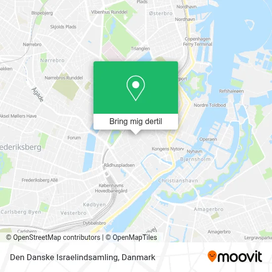 Den Danske Israelindsamling kort
