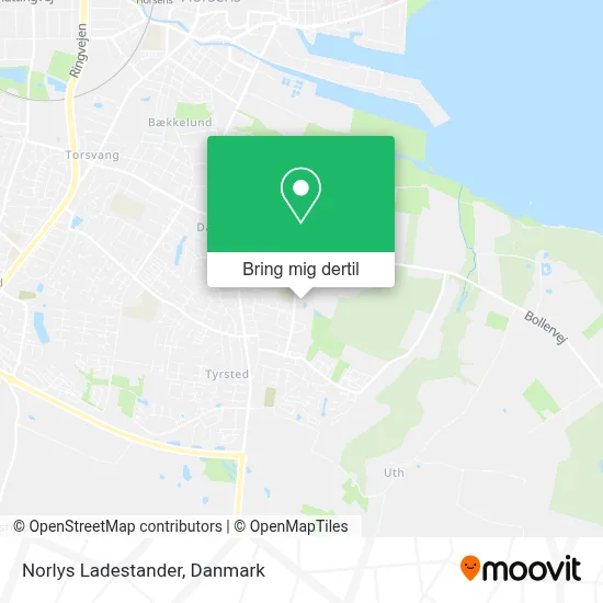 Norlys Ladestander kort
