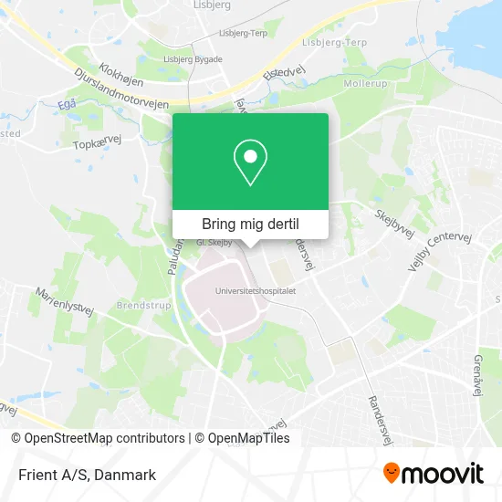 Frient A/S kort