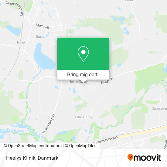 Healys Klinik kort