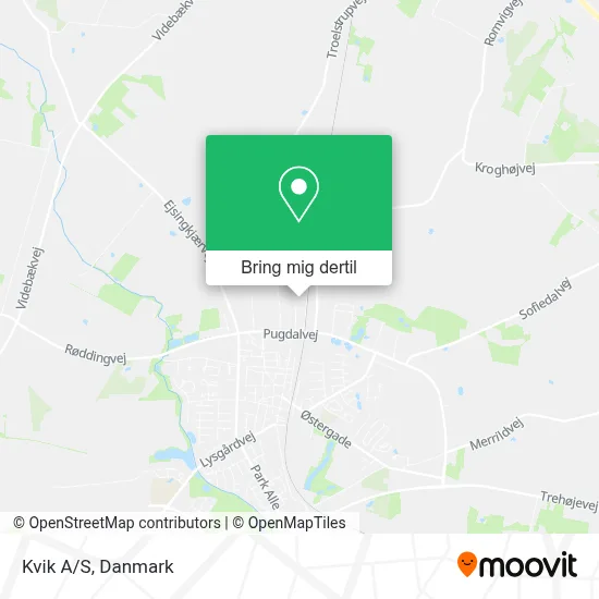 Kvik A/S kort