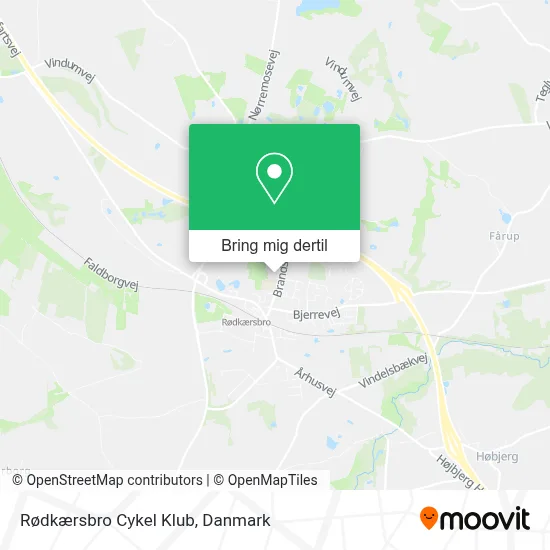 Rødkærsbro Cykel Klub kort