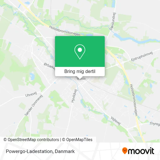 Powergo-Ladestation kort