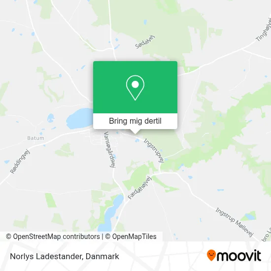 Norlys Ladestander kort