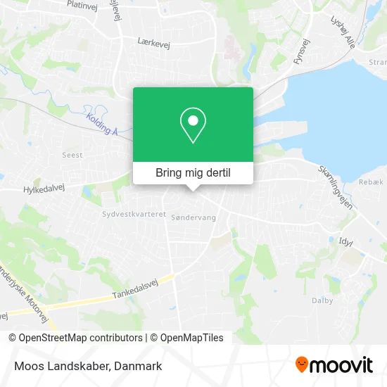 Moos Landskaber kort