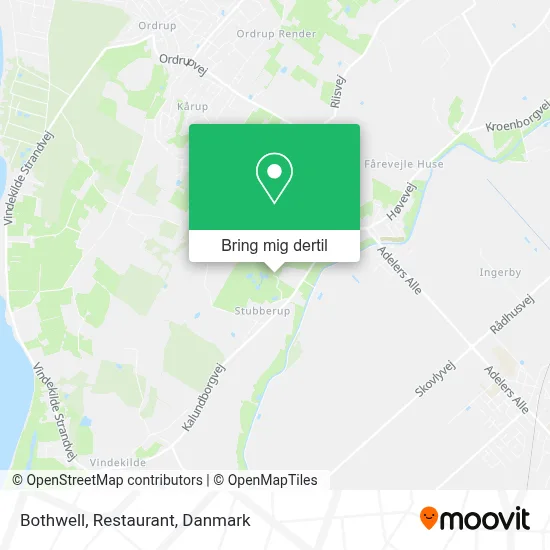 Bothwell, Restaurant kort