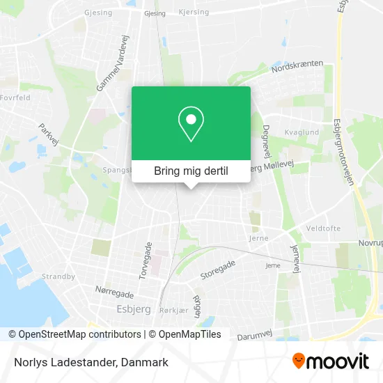 Norlys Ladestander kort