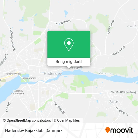 Haderslev Kajakklub kort