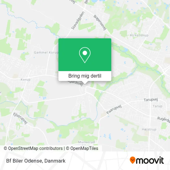 Bf Biler Odense kort