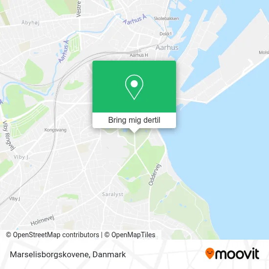 Marselisborgskovene kort