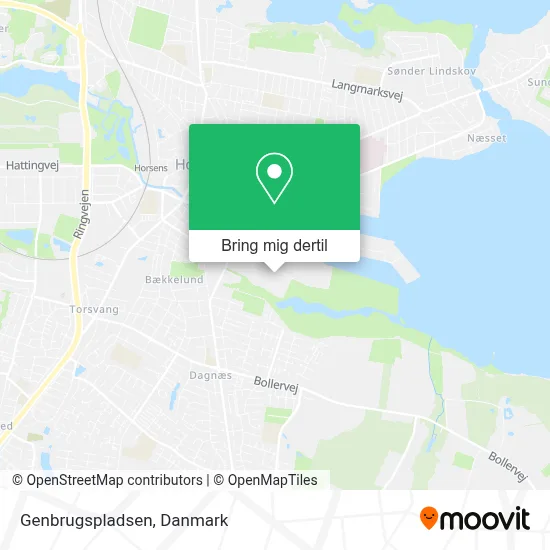 Genbrugspladsen kort