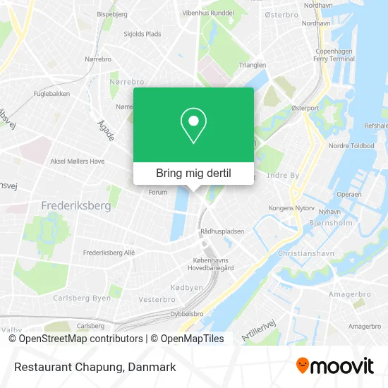 Restaurant Chapung kort