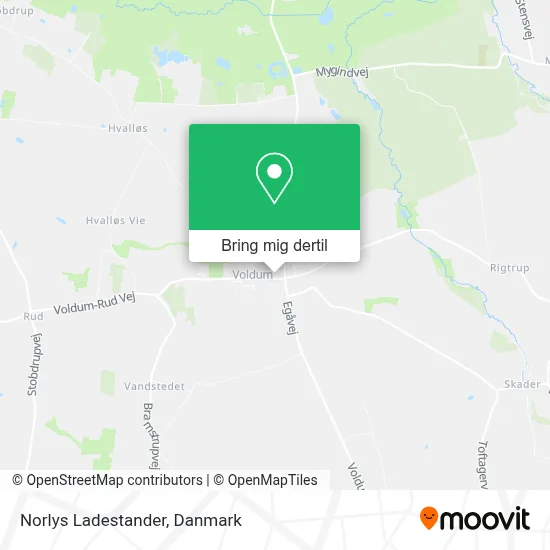 Norlys Ladestander kort