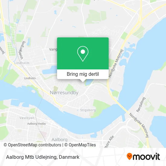Aalborg Mtb Udlejning kort