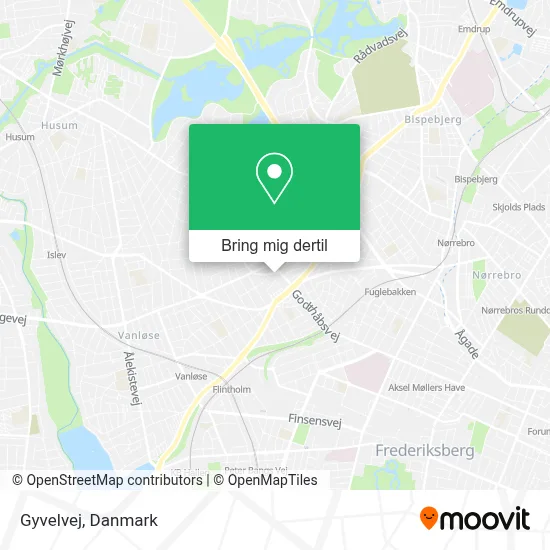 Gyvelvej kort