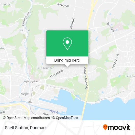 Shell Station kort
