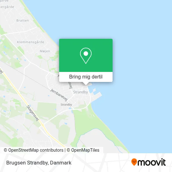 Brugsen Strandby kort