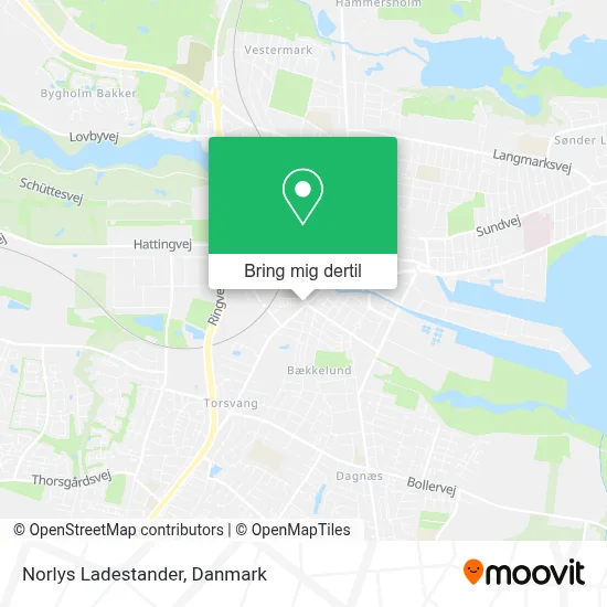 Norlys Ladestander kort