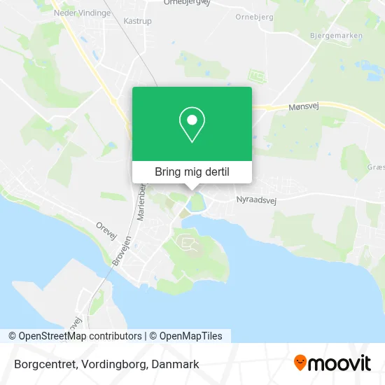 Borgcentret, Vordingborg kort