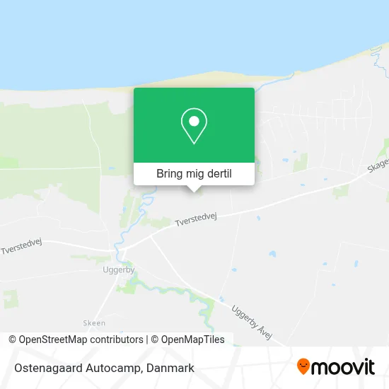 Ostenagaard Autocamp kort