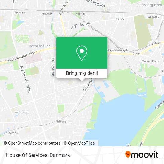 House Of Services kort
