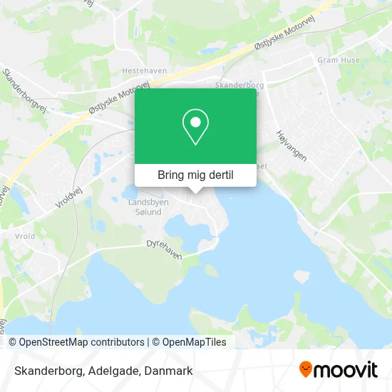 Skanderborg, Adelgade kort