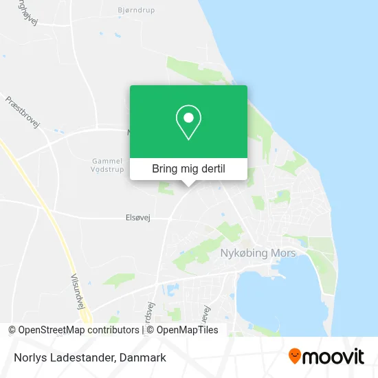 Norlys Ladestander kort