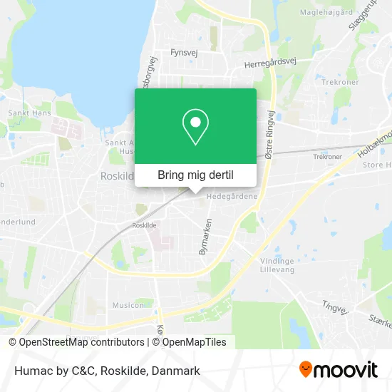 Humac by C&C, Roskilde kort