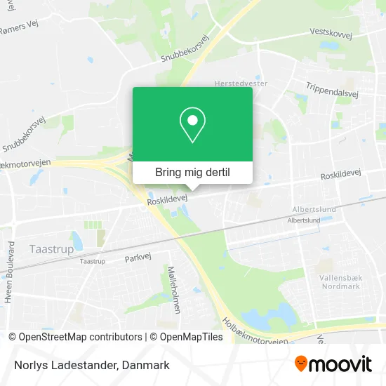 Norlys Ladestander kort