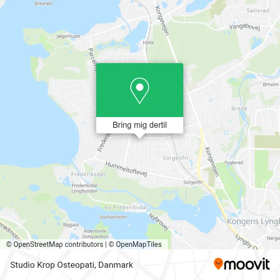 Studio Krop Osteopati kort