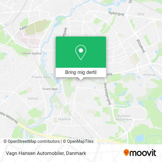 Vagn Hansen Automobiler kort