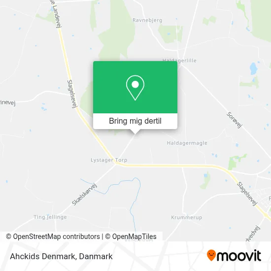 Ahckids Denmark kort