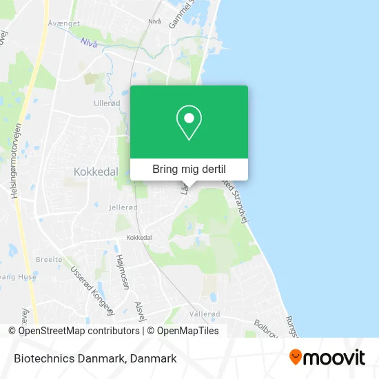 Biotechnics Danmark kort